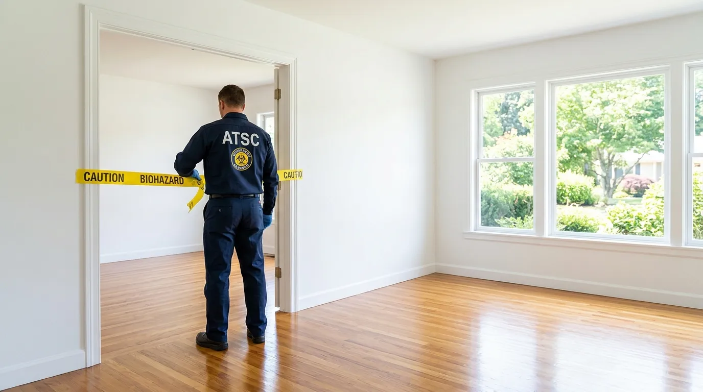 Certified biohazard cleanup crew performing Decomposition Cleanup in Lauderhill